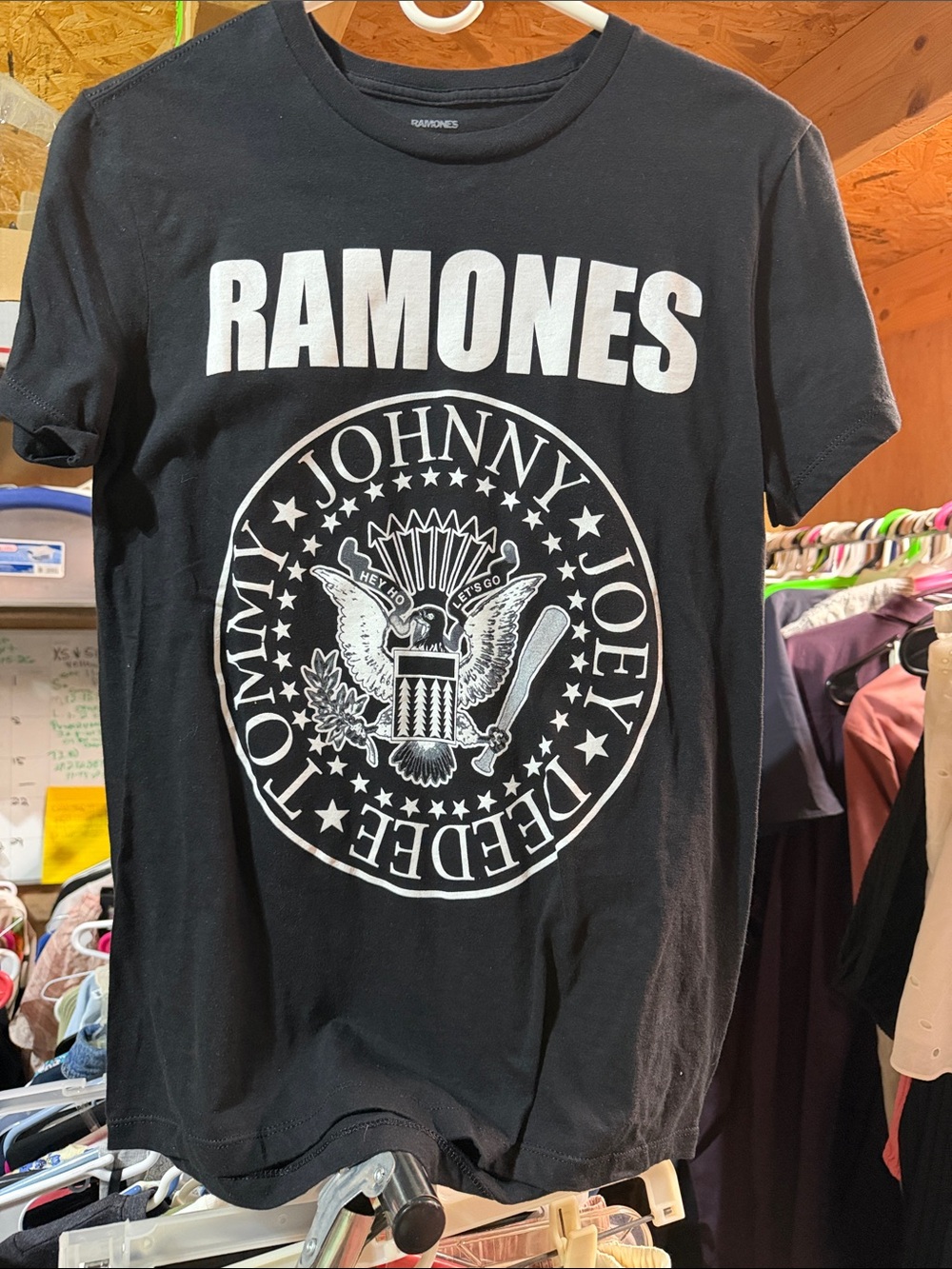 Source Unknown Black Ramones Graphic Tee